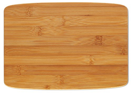 Kela 11871 Schneidebrett Katana aus Bambus, Beige, 28 x 20 x 1.2 cm