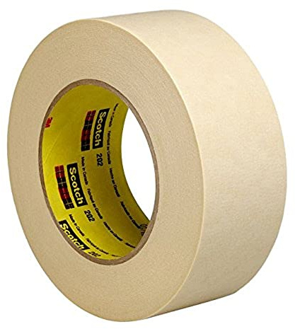 3M Scotch Nastro di Carta, 202, 72 mm X 50 m, 0.15 mm, 12 Pezzi, Colori Naturali