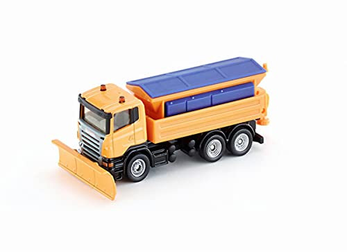 siku 1898 Quitanieves, Pala de nieve móvil, 1:87, Metal/Plástico, Naranja/Azul