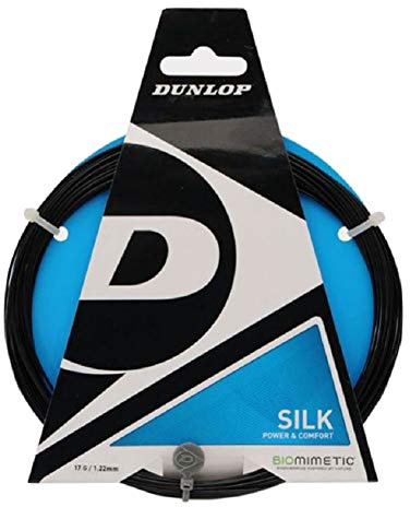 DUNLOP Silk 17G Black Squash String Set