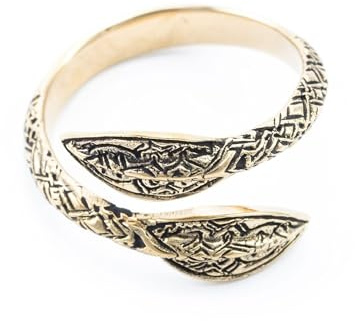 Battle-Merchant Bronzer vikingring med spjut spetsar bronzering LARP viking medeltida olika storlekar (18/56)