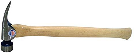Vaughan 103-00 23-Ounce California Framing Hammer, Milled Face and 17-Inch Wood Handle