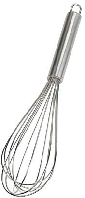 Tala 25 cm Stainless Steel Whisk, Balloon Whisk Made with Stainless Steel Wires and traditionally Balloon Shaped to aid Effortless Whisking, Stirring, Blending and Beating, Measures 25cm / 10 inches
