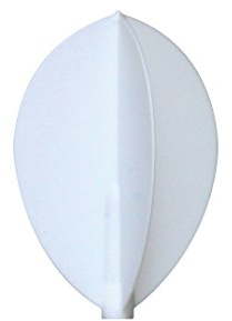 Cosmo Darts Fit Flight 3 Pack Pear Dart Flight (White)