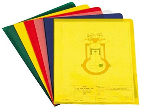 Durable Sichthülle, DIN A4 hoch, Polypropylen 120 µ, Karton à 100 Stück, gelb, 233704