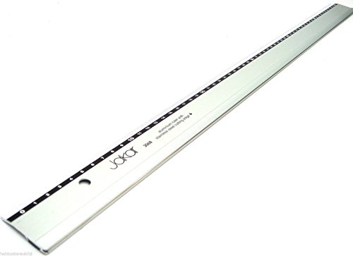 Aluminium Ruler With Stainless Steel Cutting Edge Rule With Grip 60cm 600mm New