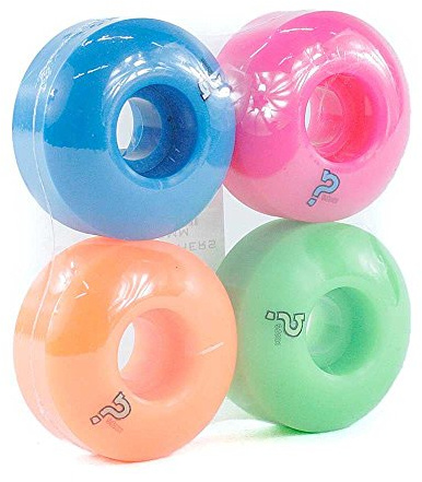 Roues de Skateboard Enuff Refreshers Disco 53mm 55D - Multicolor (Set of 4)