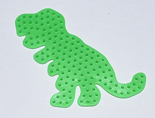 Hama MIDI Iron-On Beads Pin Plate Dinosaur Green (322-42)
