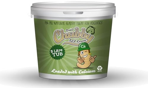 Chubby Dried Calciworms High Calcium Treat for Hedgehogs & Birds 5L Tub