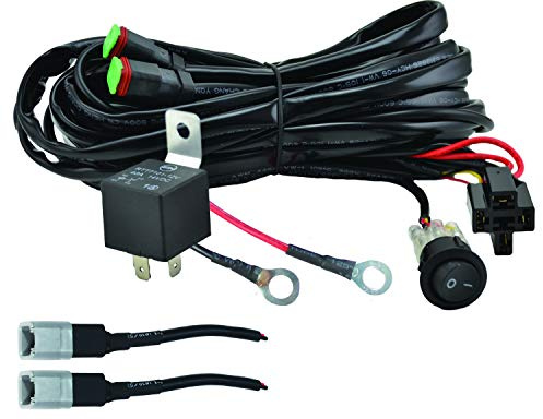 HELLA 357211011 ValueFit Two Light Wiring Harness, Black