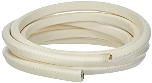 Eutras [3m] Edge Protection 1-4.5 mm White - Holds Without Glue - Perfect for Sheet Metal and Work Safety - Protects and Defuses Edges - Industrial Quality Made in Germany