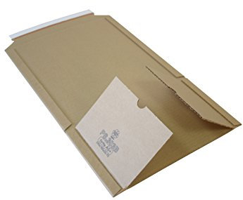Universal Wickelverpackungen aus Wellpappe Karton DIN A3- Nutzmaß: 370 x 290 x 20-75mm (PS.308) (10)