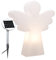 8 seasons design Shining Angel Solar LED Engel Figur (40 cm, weiß), Dämmerungssensor, Solarpanel, warmweißes Licht, Weihnachtsdeko, Solarleuchte Garten