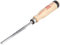 Stubai 353003 Swedish Type Special Wood Chisel with Wooden Handle, Beige/Silver, 8 mm