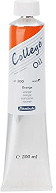 Schmincke - College Oil, Orange in 200 ml-Tube, 31300015, Künstler-Ölfarben, bewährte Künstlerpigmente und natürliche Pflanzenöle, gute Lichtechtheit