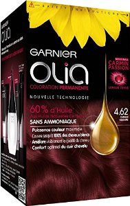 Garnier Olia 4.62 Cachemira Rojo Permanente pelo Color Sin amoniaco Set