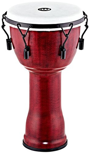 Meinl Percussion DJ10ME - Djembe di frontiera meccanico, 25,4 cm, terra fusa