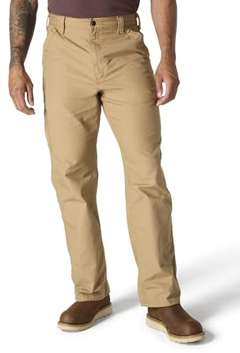 Carhartt Men's Loose Fit Canvas Utility Work Pant, Dark Khaki, 34W x 34L