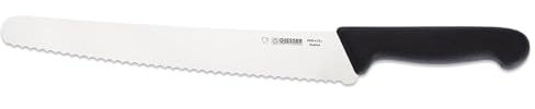 Giesser 8265-w-25 curvo coltello da pasticceria, seghettata, 9 3/4 