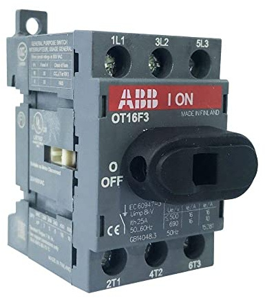 abb-entrelec ot16 °F3 – Switch secciónador 3 Pole 25 A 16/16 A/A