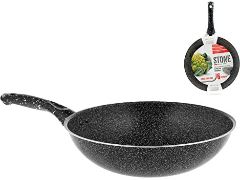 Home Stone Wok, Pietra, Antracite, 28 cm