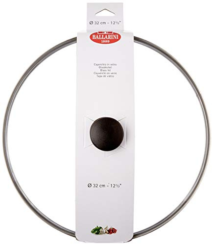 Ballarini Salento Coperchio Vetro con Valvola Sfogo Vapore, Trasparente, 32 cm