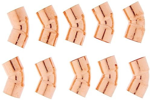 Cornat Löt-Bogen 45 Grad Kupfer, 2 Muffen, A 15 mm, 10/1 Stück, T564115