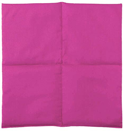 Grande cuscino con semi di uva- 40x40cm - 4 compartimenti- fucsia - Cuscino termino con semi
