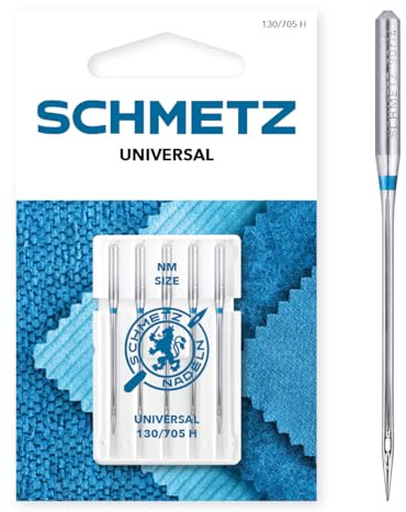 SCHMETZ | Universal | 100/16 | 5 Sewing Machine Needles | 130/705 H | for all conventional household sewing machines
