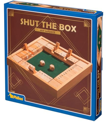 Philos Shut the Box 12 4 speler 245x245 mm