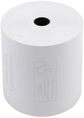 Exacompta Rotolo di carta per registratore di cassa, confezione da 10 rotoli, 80 mm di larghezza x 76 m di lunghezza, adatto per negozi, chioschi, caffetterie, ristoranti, pagamenti con carta