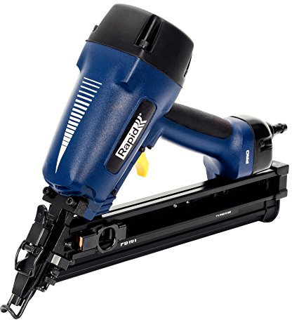 Rapid Nagelpistole Druckluft PB161, Hochwertiger Druckluftnagler mit 34° Schrägmagazin für Streifennägel Typ 32 (15Ga) 32-64mm