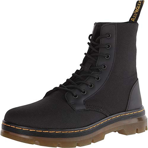 Dr. Martens COMBS Cordura/Rubbery BLACK, Unisex-Erwachsene Stiefel, Schwarz (black), 45 EU