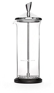 Leopold Vienna Milk frother Luxe 400ml, 7.9 x 7.9 x 22.6 cm, Transparent