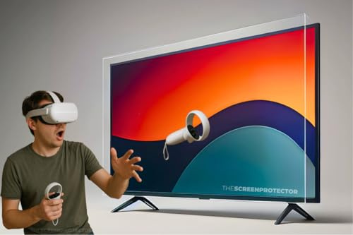 TV Screen Protector from 19 inch to 75 inch ULTIMATE Anti UV Acrylic for QLED, OLED, LCD, LED Plasma 3D HDTV (30-32)