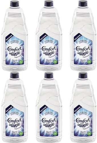 Comfort 6x Ironing Water 1L, Original/Blue, Fresh Scent, Fabric, Liquid, 3 Pack of 1