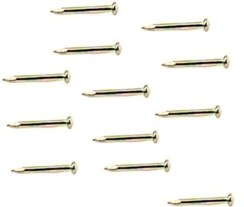 Bulk Hardware BH03604 Clou de serrure en Laiton massif, 16 mm, Set de 30 Pièces