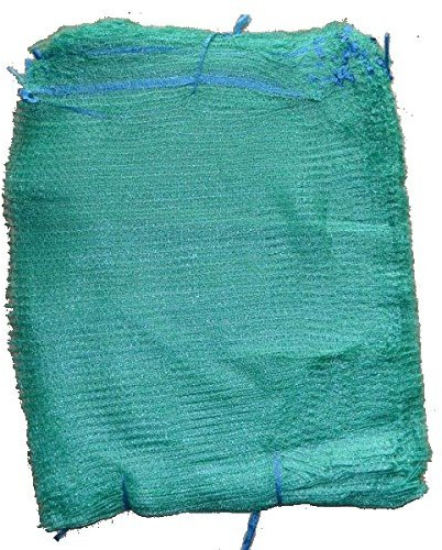 Awenta Netting Cover, 100 gröna nätsäckar 50 cm x 80 cm, 30 kg med dragsko, nätpåsar i nät för grönsaker, stockar, tändvedträ, storlek: 100 st