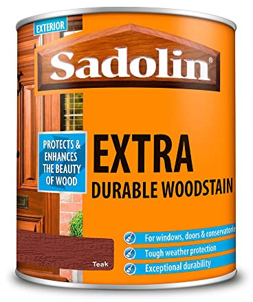 Sadolin 1 Litre Extra Durable Woodstain Teak