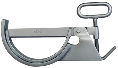 Stubai 284133 Gutter Clamping Device, Silver, 33 mm