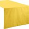 REDBEST Tischdecke, Tischläufer Uni Seattle, 100% Baumwolle - Robustes, glattes Gewebe, mit hochwertigem Kuvertsaum, gelb Größe 50x150 cm (weitere Farben, Größen)