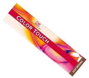 Wella Color Touch Deep Browns 7/75 – Color Rubio Medio Marrón caoba semipermanente color de pelo/tinte 60 ml tubos