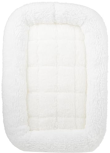 MidWest Homes for Pets Cuccia per animali domestici da inserire nella gabbia o nel trasportino da viaggio in plastica, 48,26 cm, per razze di cani e gatti di piccola taglia, modello 40818-F, bianco