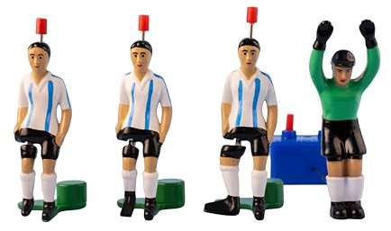 TIPP-KICK World Cup Classics - Argentina 1986 World Champions Player Set Including Kicker, Top-Kicker, Star-Kicker Goalkeeper I Football Accessories