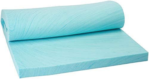 Memory Foam Solutions Full / Double Size 2 Inch Thick, Gel Swirl Visco Elastic Memory Foam Mattress Pad Bed Topper Made in the USA