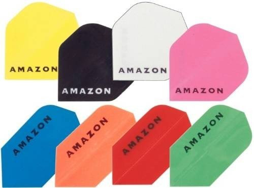 Amazon Slim Dart Flights, 3er Set, Farbe:blau