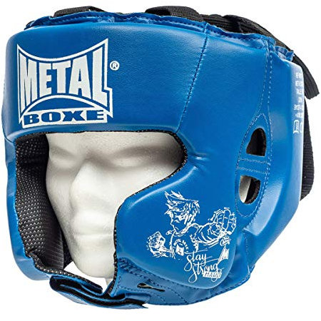 Metal Boxe MB117 Casque Bleu Junior