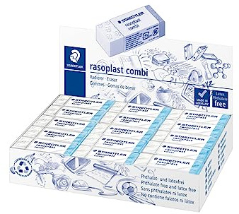 Staedtler 526BT30 - 30 Gomas de borrar para papel Y tinta