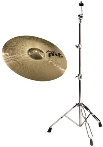 Paiste 18 PST 5 Medium Crash mit Beckenständer gerade Set