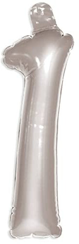 Folat 20223 Aufblasbare Zahl 1 Silber